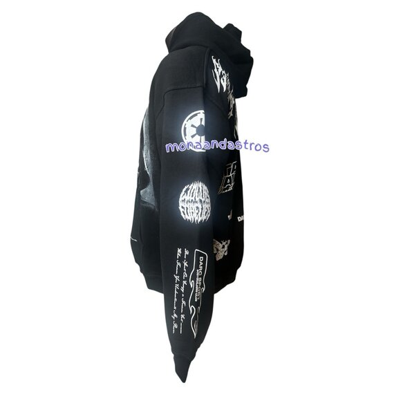 Darc Sport The Power Of The Dark‎ Side Darth Vader Pierce Hoodie Star Wars Lg XL - Picture 3 of 6
